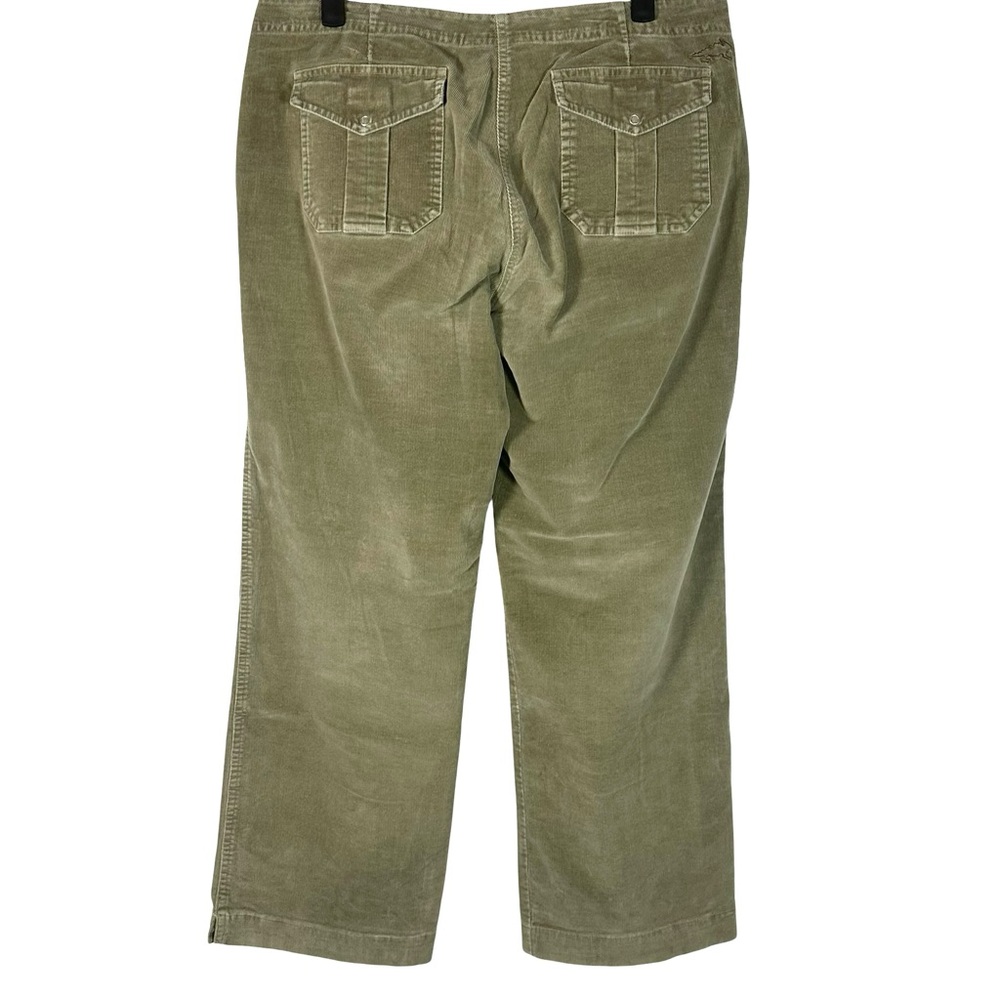 Horny Toad Tan Khaki Women’s Wide Leg Cropped Corduroy Pants Size 8 - Picture 6 of 15